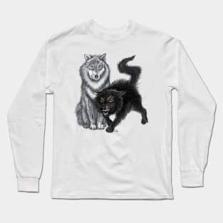 Two Wolves Long Sleeve T-Shirt